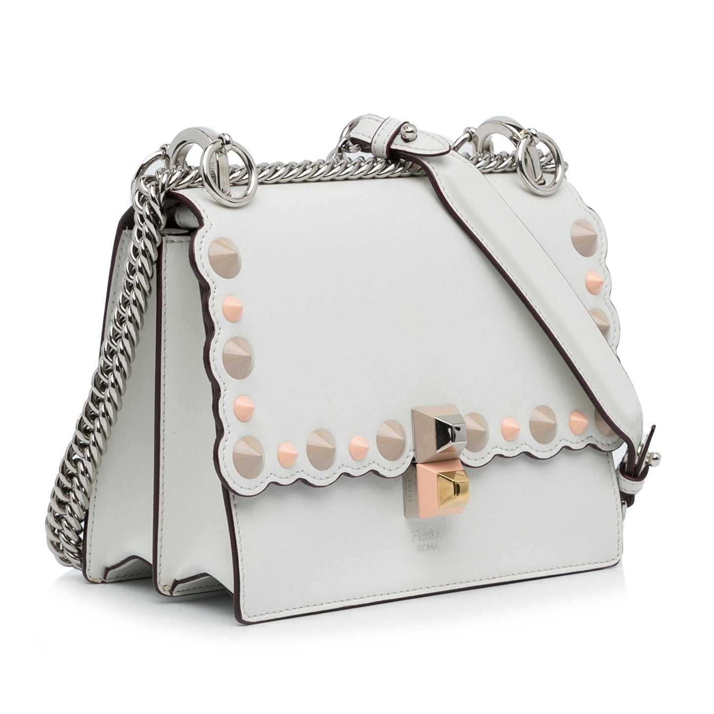 Fendi Studded Scalloped Kan I Crossbody (nFDJIw)
