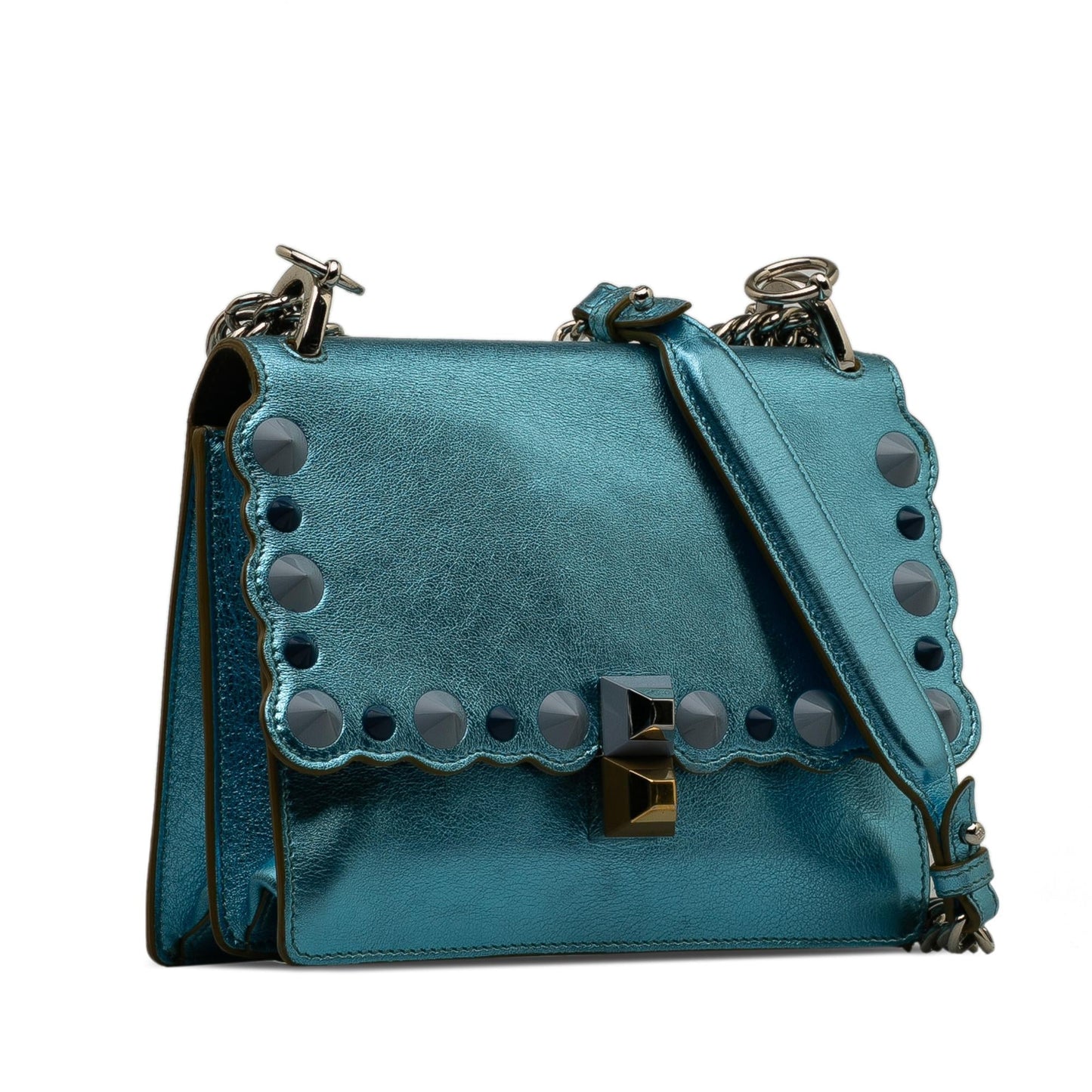 Fendi Studded Scalloped Kan I Crossbody (jNlaT0)