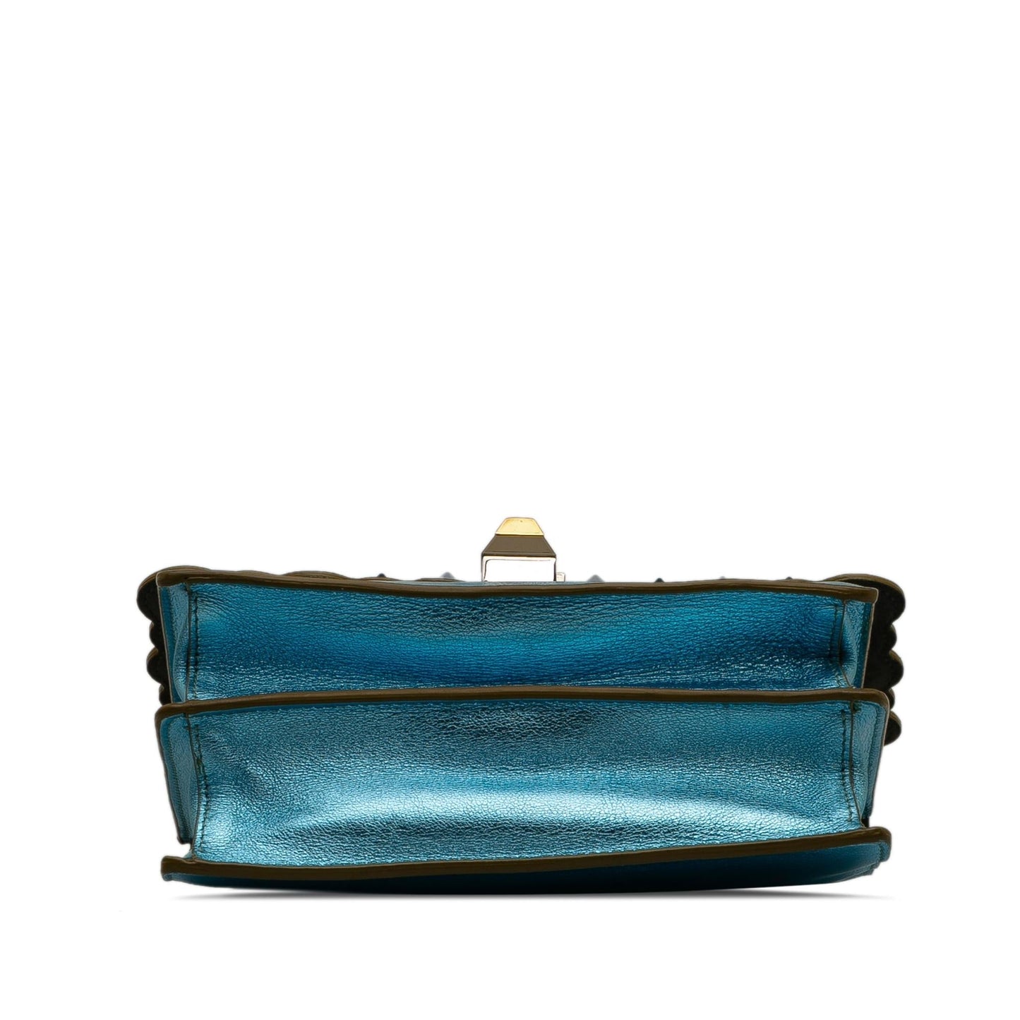 Fendi Studded Scalloped Kan I Crossbody (CeGCcL)