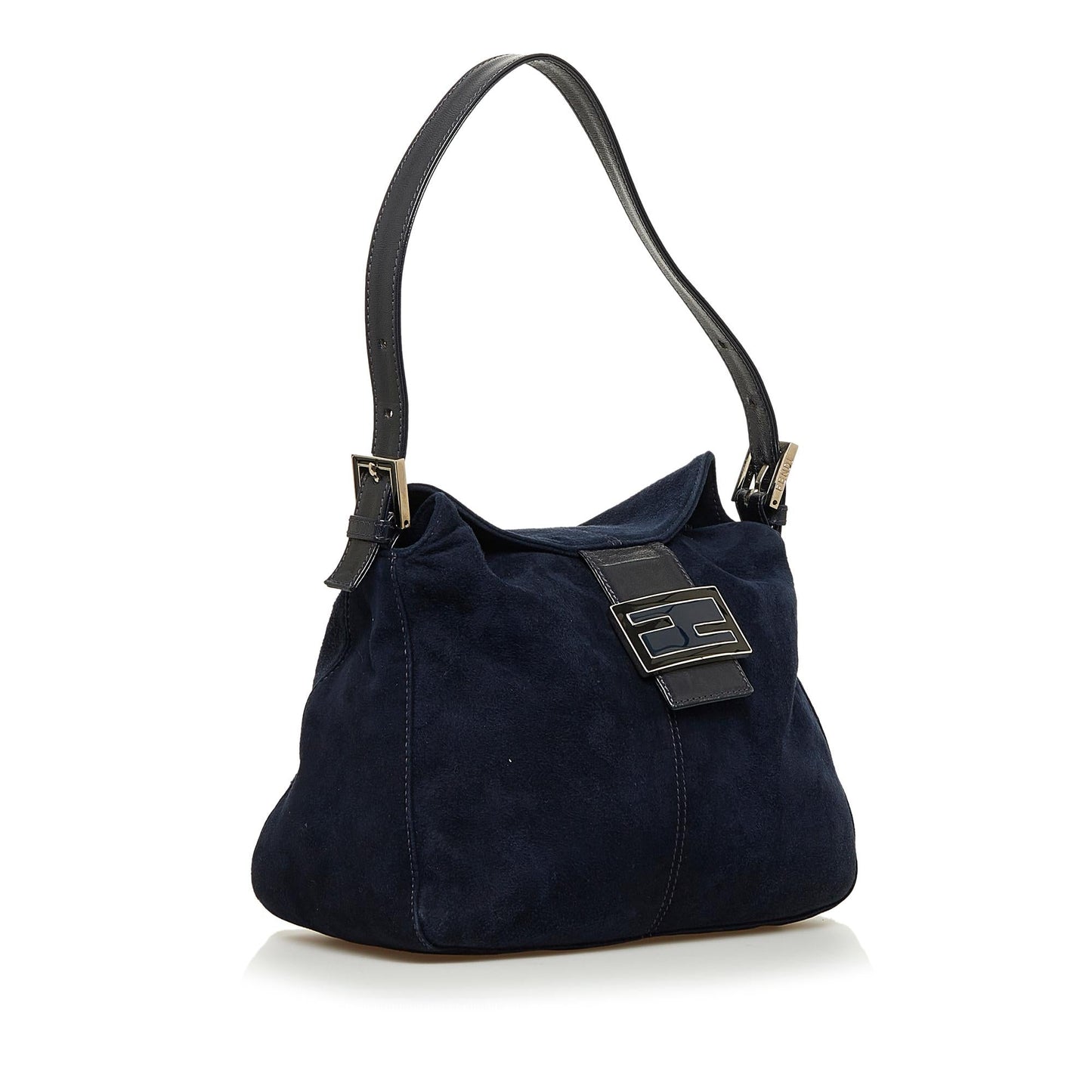 Fendi Suede Double Flap