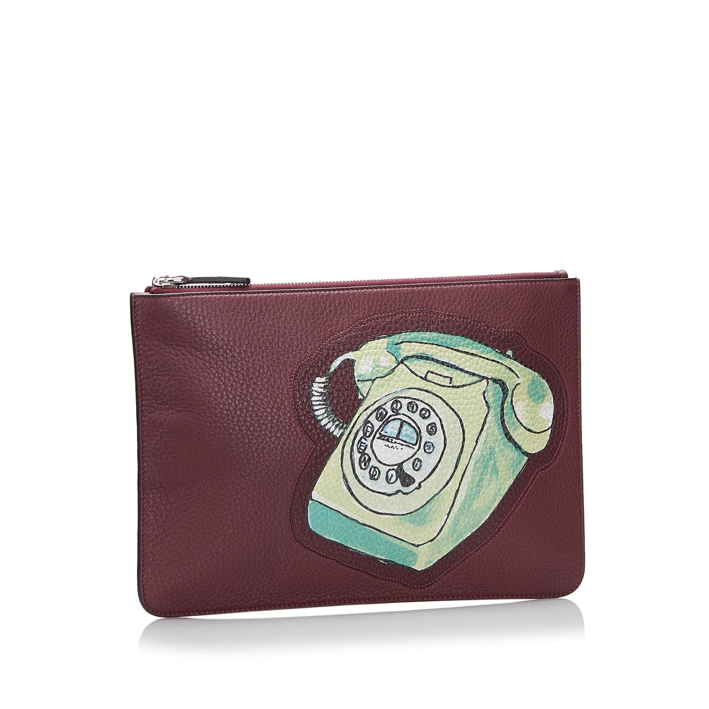 Fendi Telephone Leather Clutch (xvNet2)