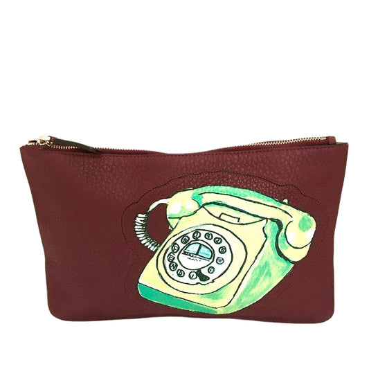 Fendi Telephone Leather Clutch (yilHZT)