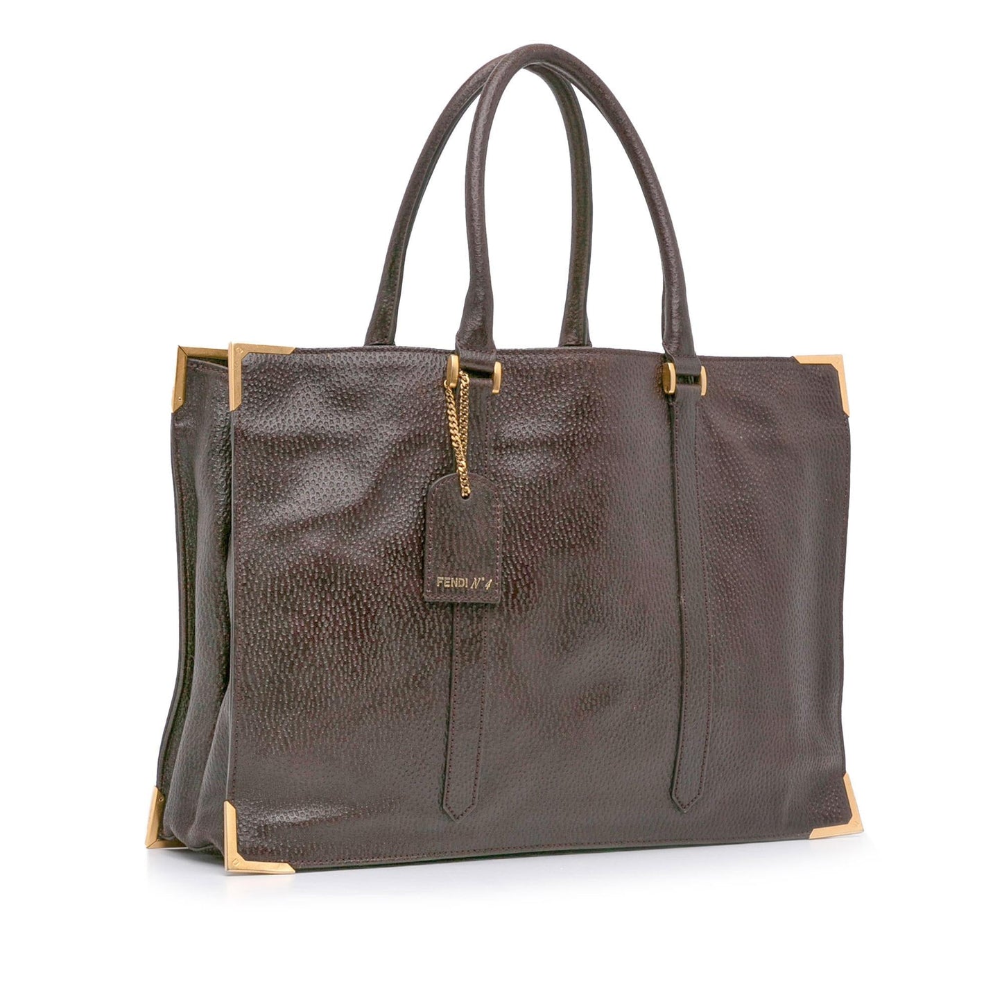 Fendi Textured Leather Classico No.4 Tote Bag (gSX2gy)