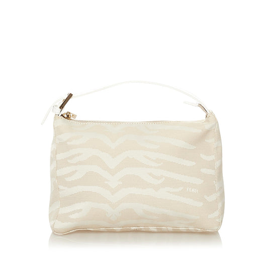 Fendi Tiger Print Canvas Handbag (37196)