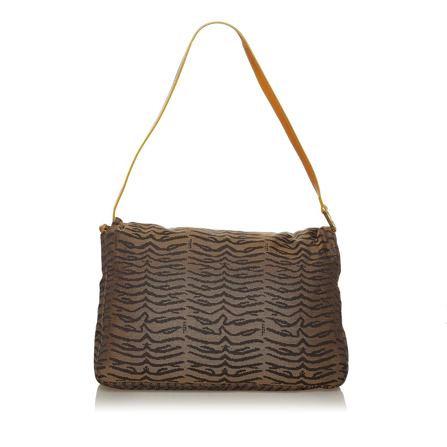 Fendi Tiger Print Canvas Shoulder Bag (28562)
