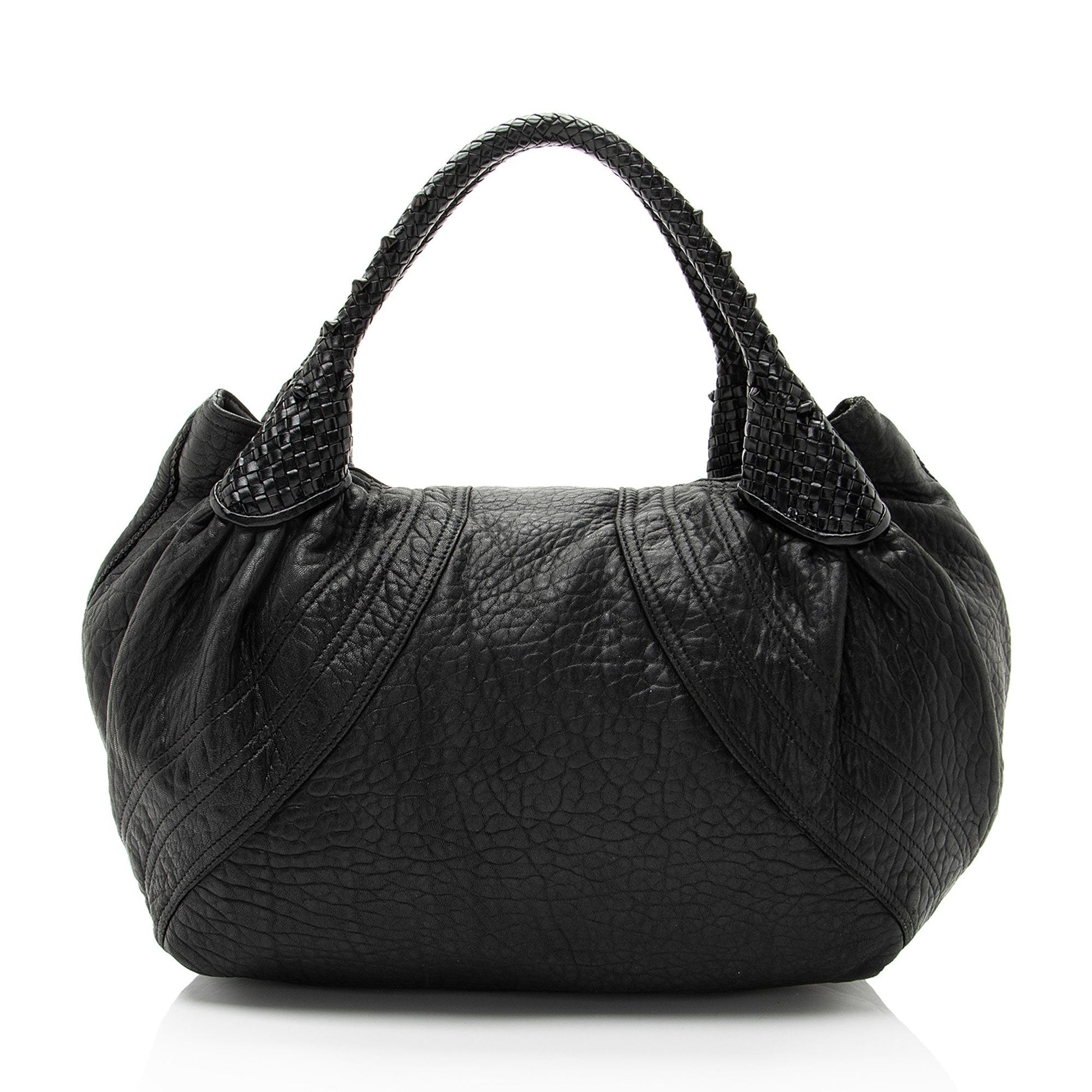 Fendi Perforated FF Calfskin Chef Small Bag