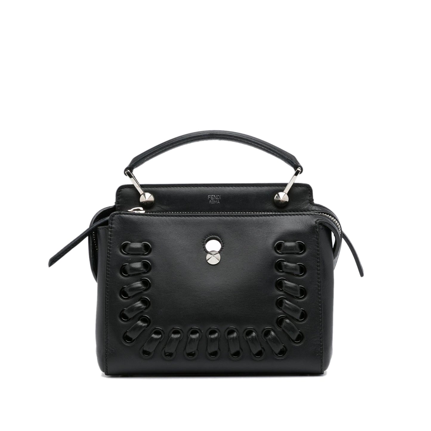 Fendi Whipstitch Dotcom Satchel (0K3gTl)