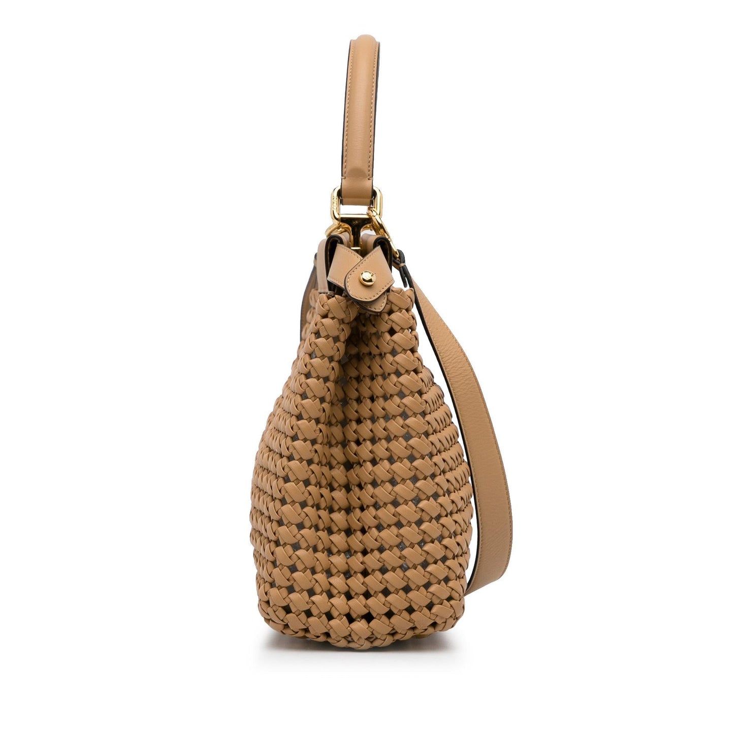 Fendi Woven Peekaboo Satchel (7Fz4ti)