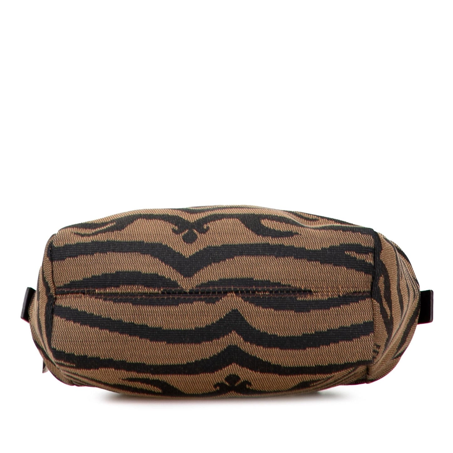 Fendi Zebra Print Canvas Handbag