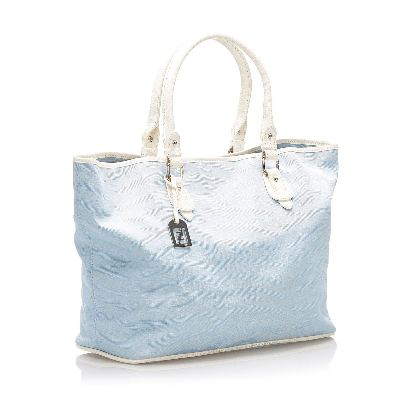 Fendi Zebra Print Canvas Tote Bag (22880)