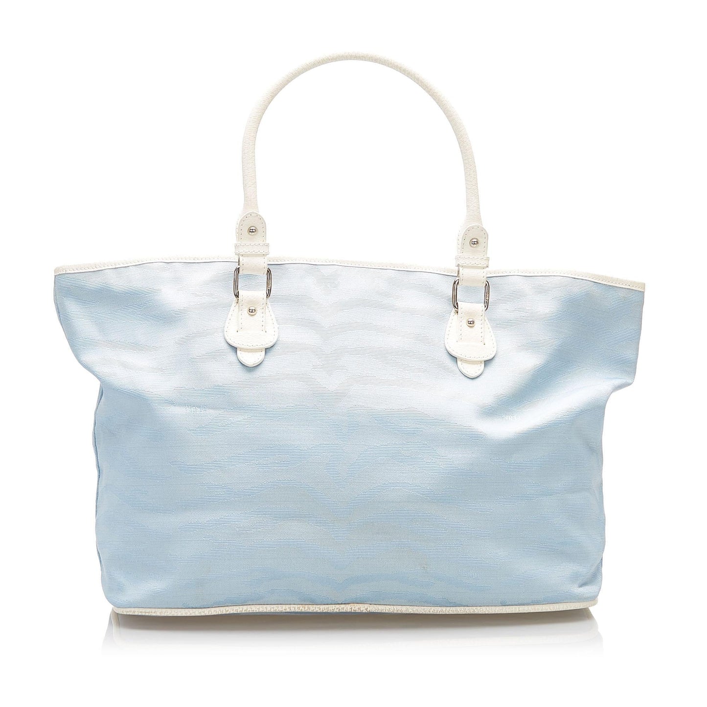 Fendi Zebra Print Canvas Tote Bag (32381)