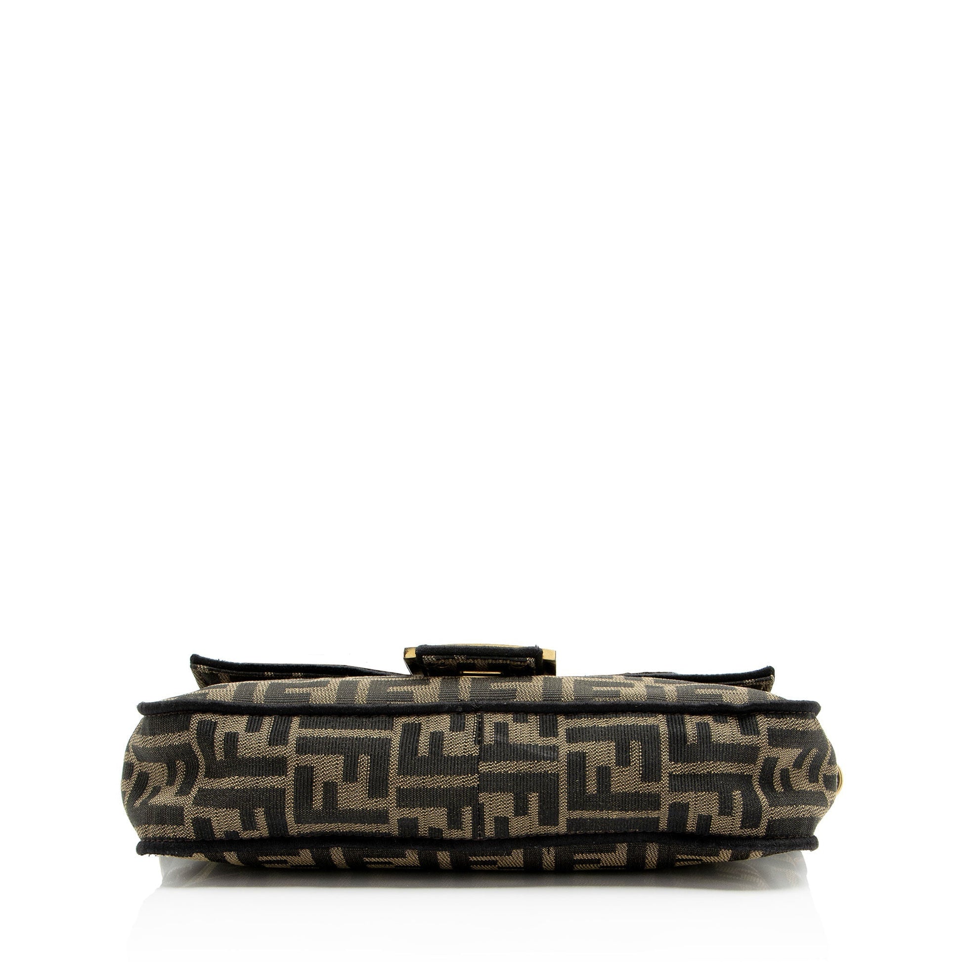 Fendi Leather Devil Trapezio Small Satchel