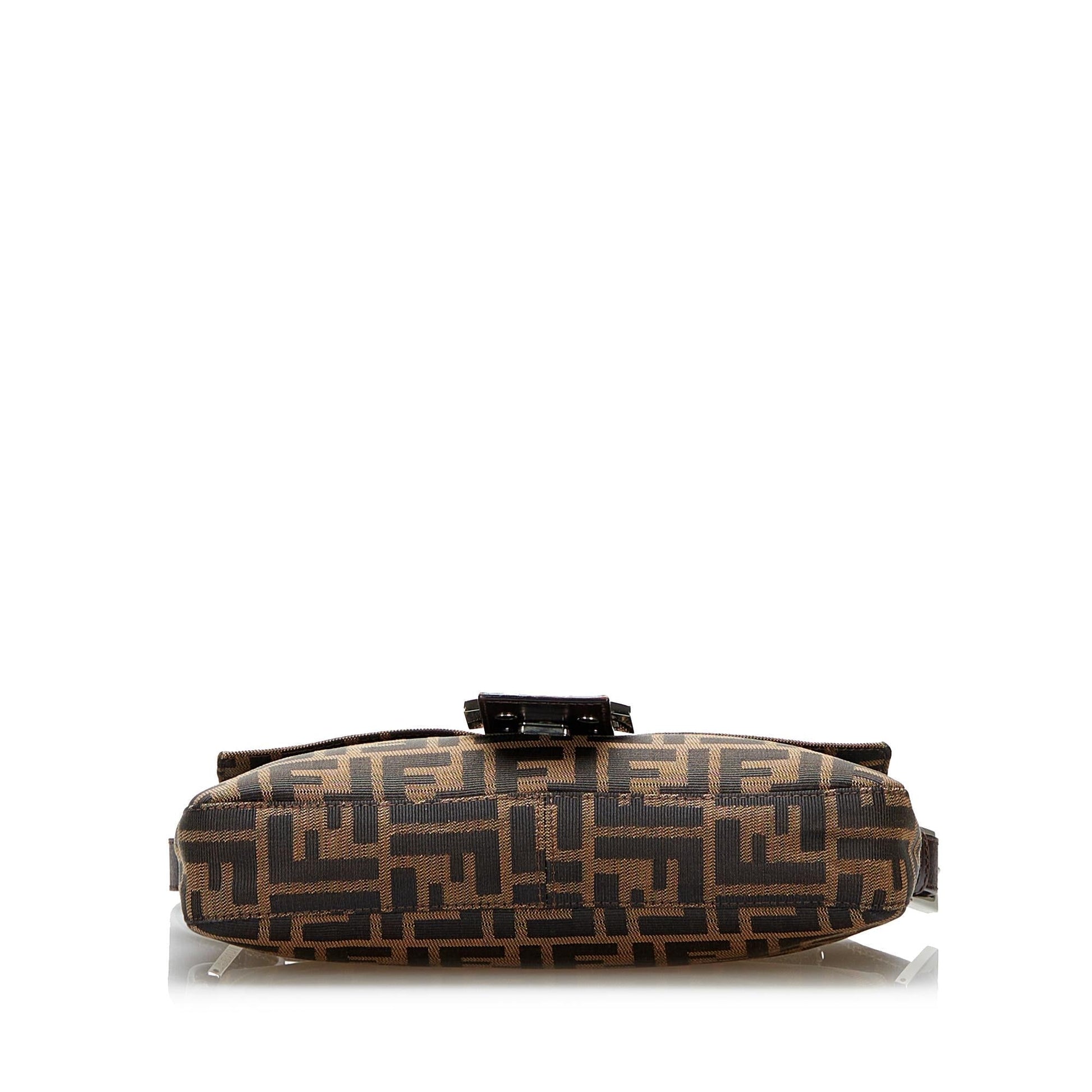 Fendi Zucca Canvas Baguette