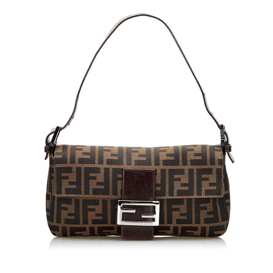 Fendi Zucca Canvas Baguette (37738)
