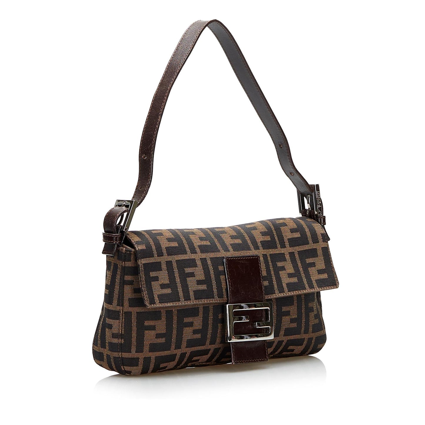 Fendi Zucca Canvas Baguette (37738)
