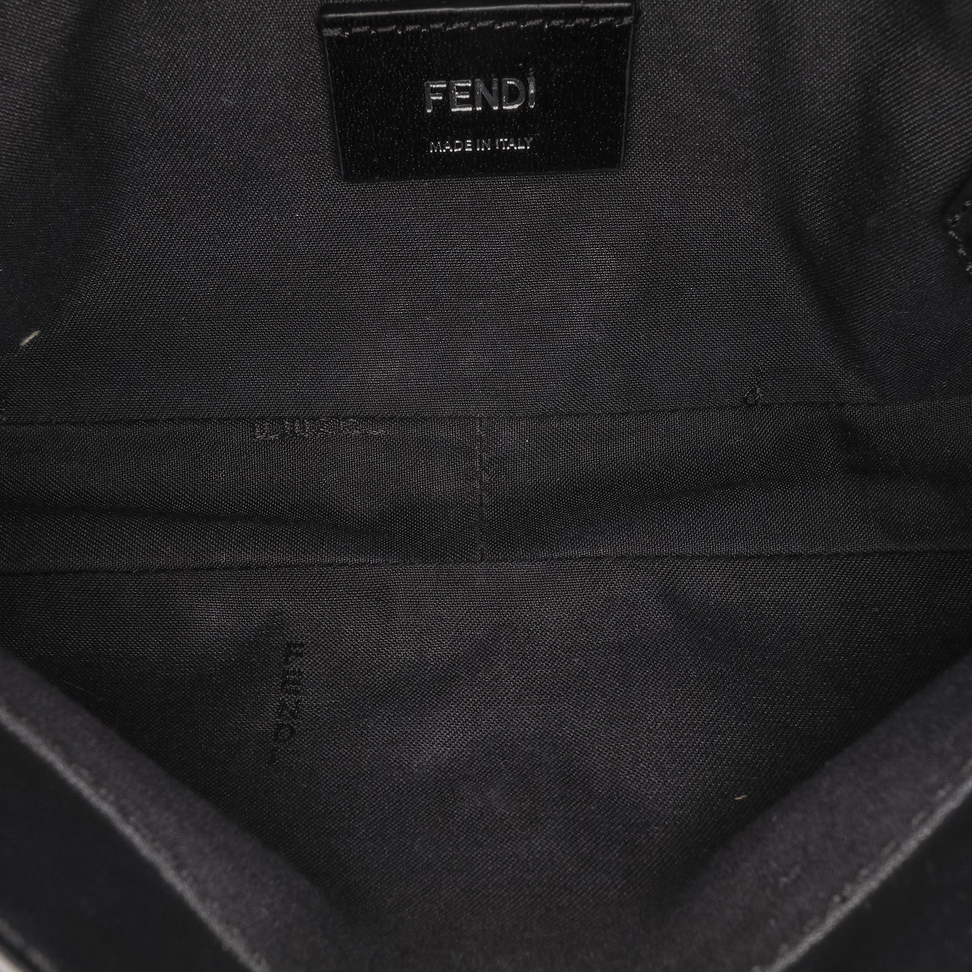 Fendi Zucca Canvas Convertible Baguette Satchel