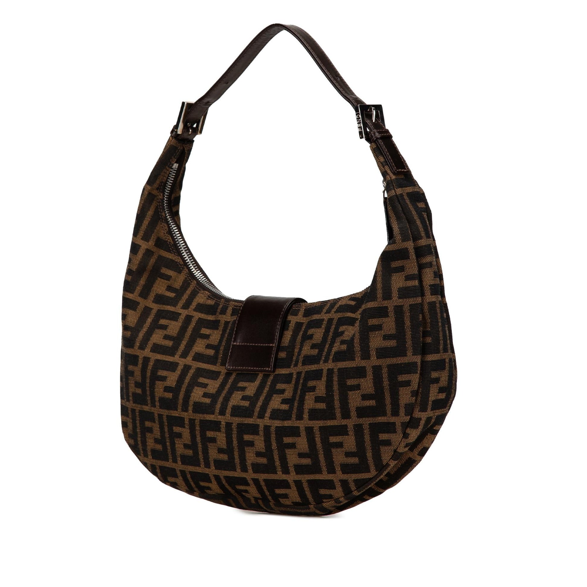 Fendi Zucchino Canvas Handbag (SHG-OL7yob)