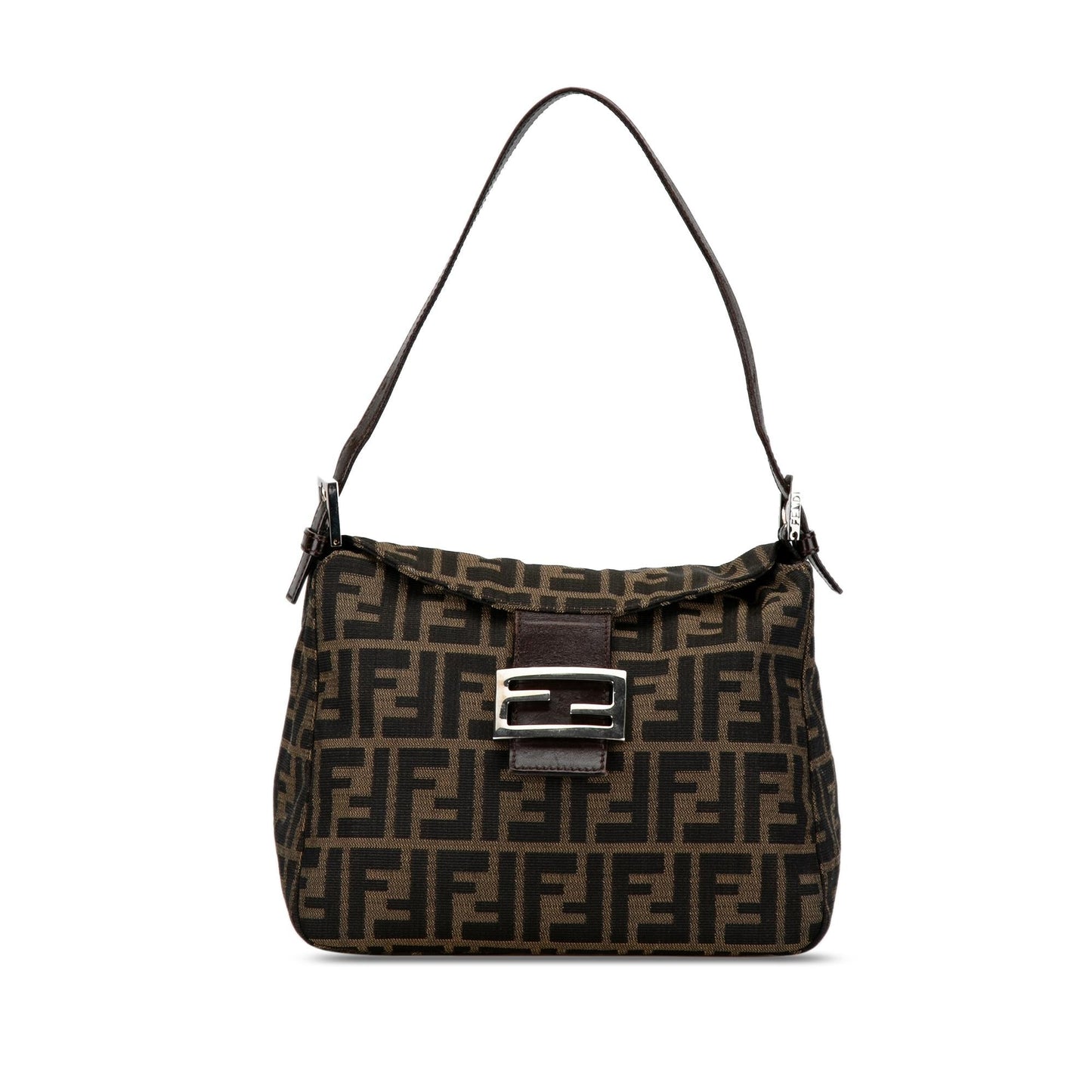 Fendi Zucca Canvas Double Flap Mamma (Bc9JXa)