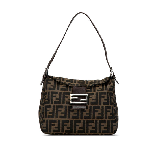 Fendi Zucca Canvas Double Flap Mamma (Bc9JXa)