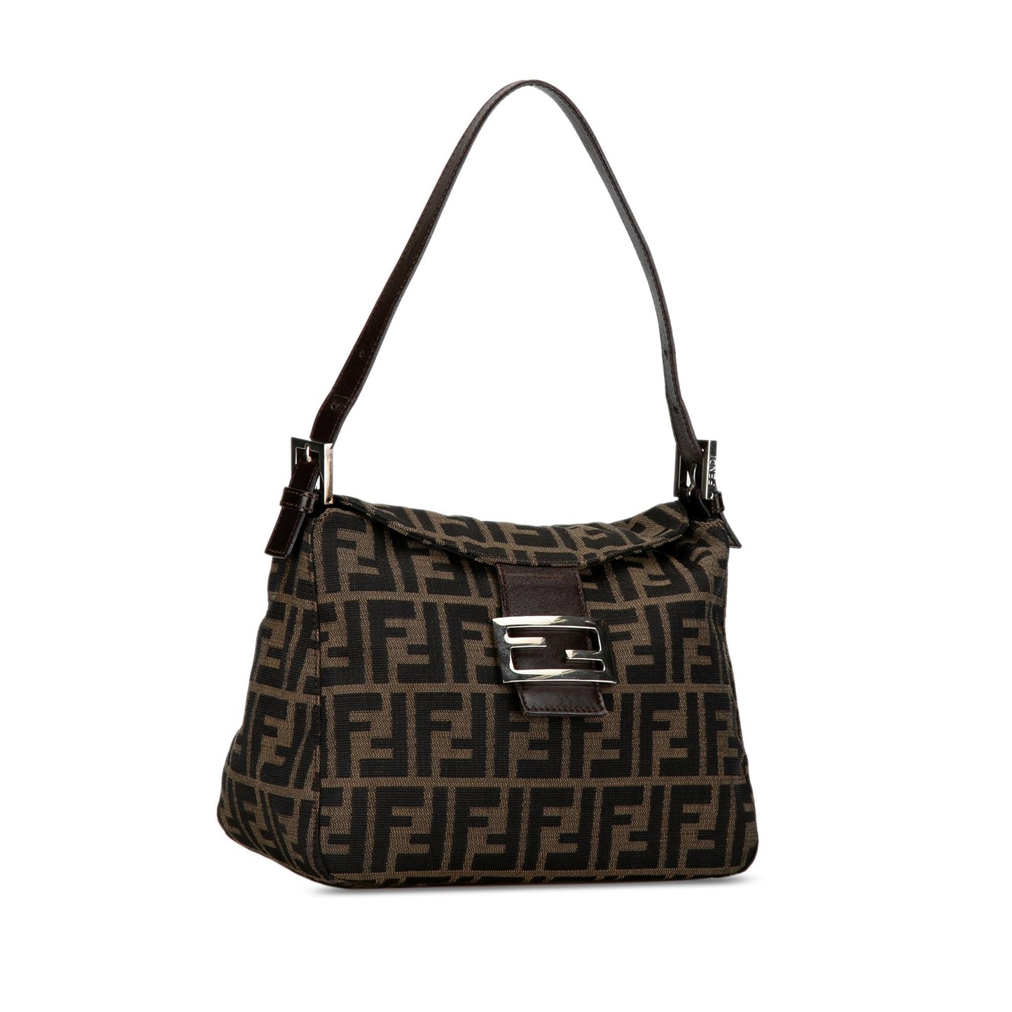 Fendi Zucca Canvas Double Flap Mamma (Bc9JXa)