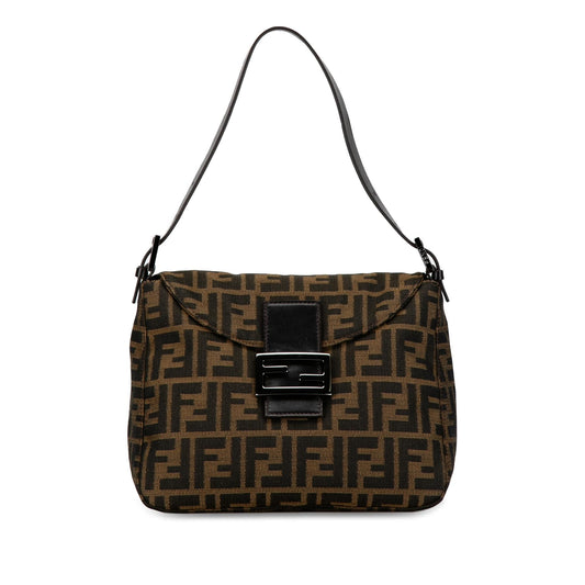 Fendi Zucca Canvas Double Flap Mamma (fbbxxj)