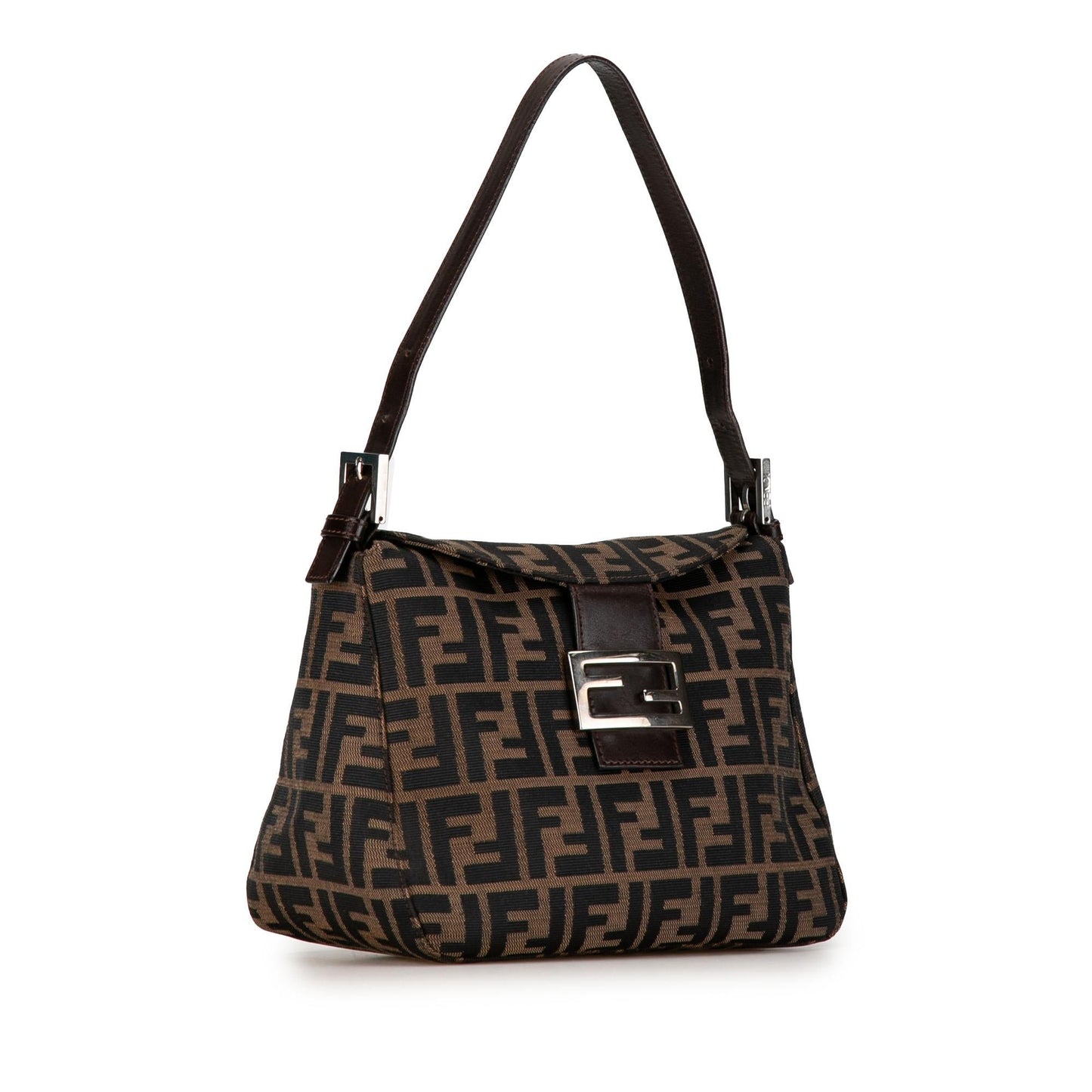 Fendi Zucca Canvas Double Flap Mamma (GRT0ck)