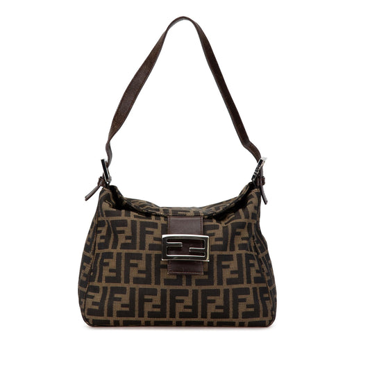Fendi Zucca Canvas Double Flap Mamma (9hHdcP)