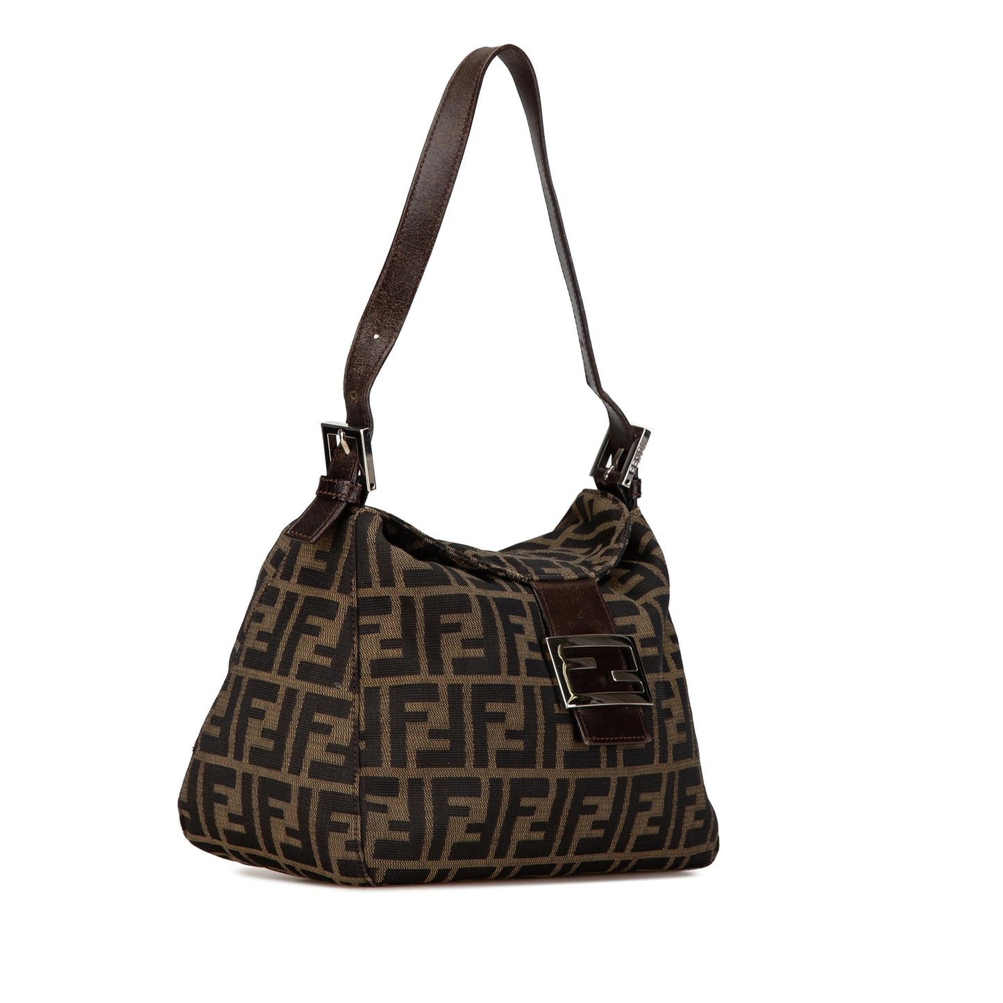 Fendi Zucca Canvas Double Flap Mamma (9hHdcP)