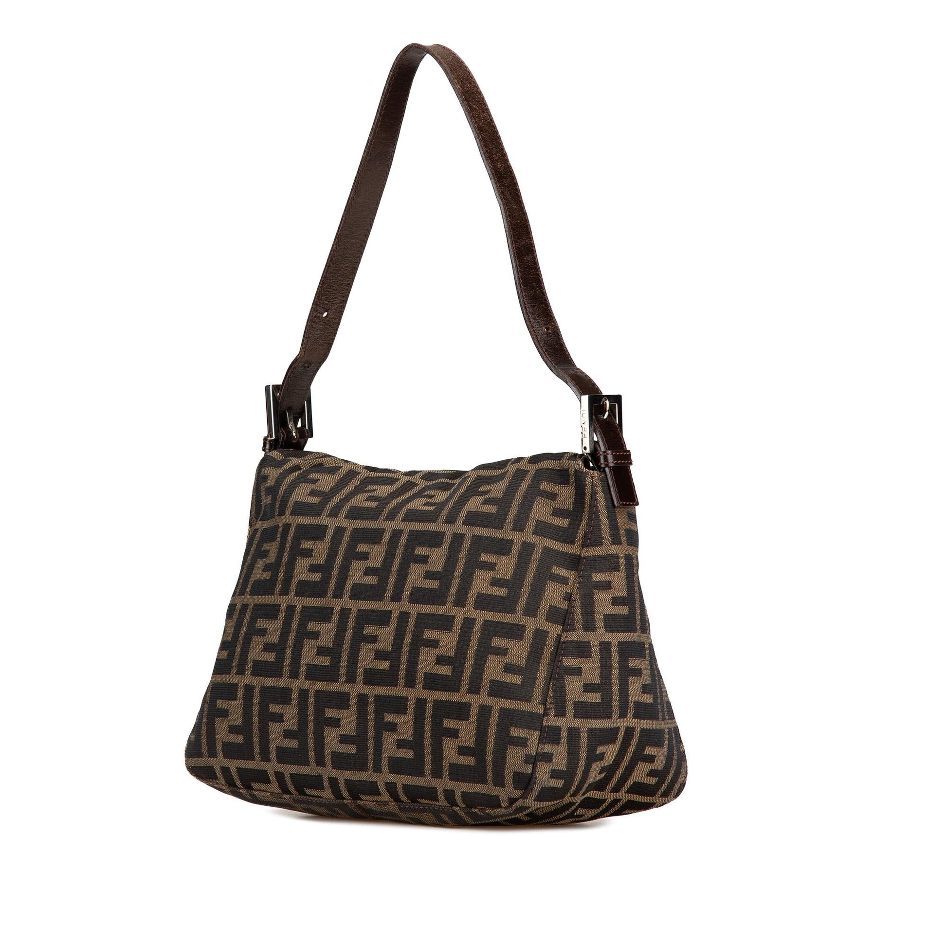 Fendi Zucca Canvas Double Flap Mamma (SHG-IOclRQ)