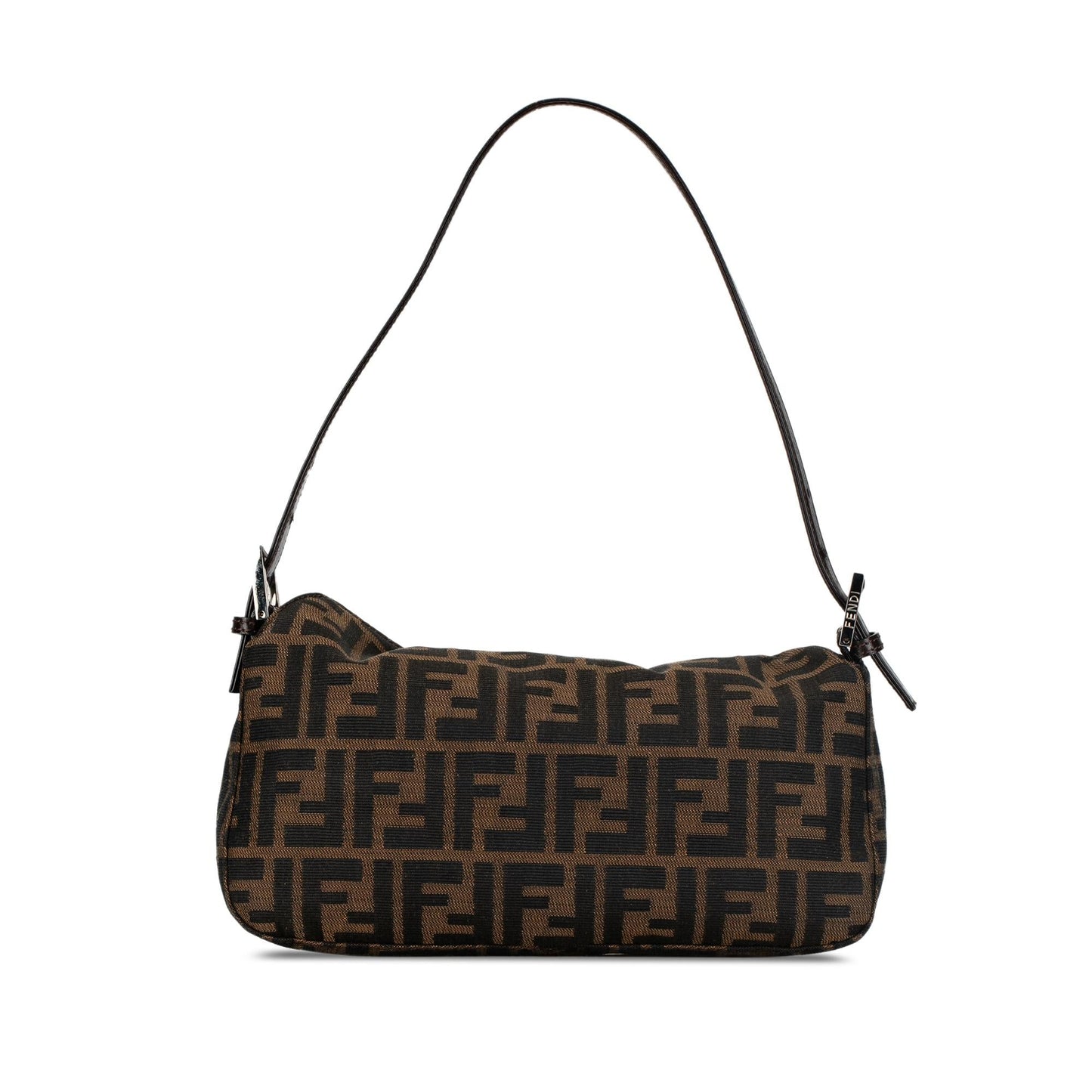 Fendi Zucca Canvas Double Flap Shoulder Bag (k4mhEM)