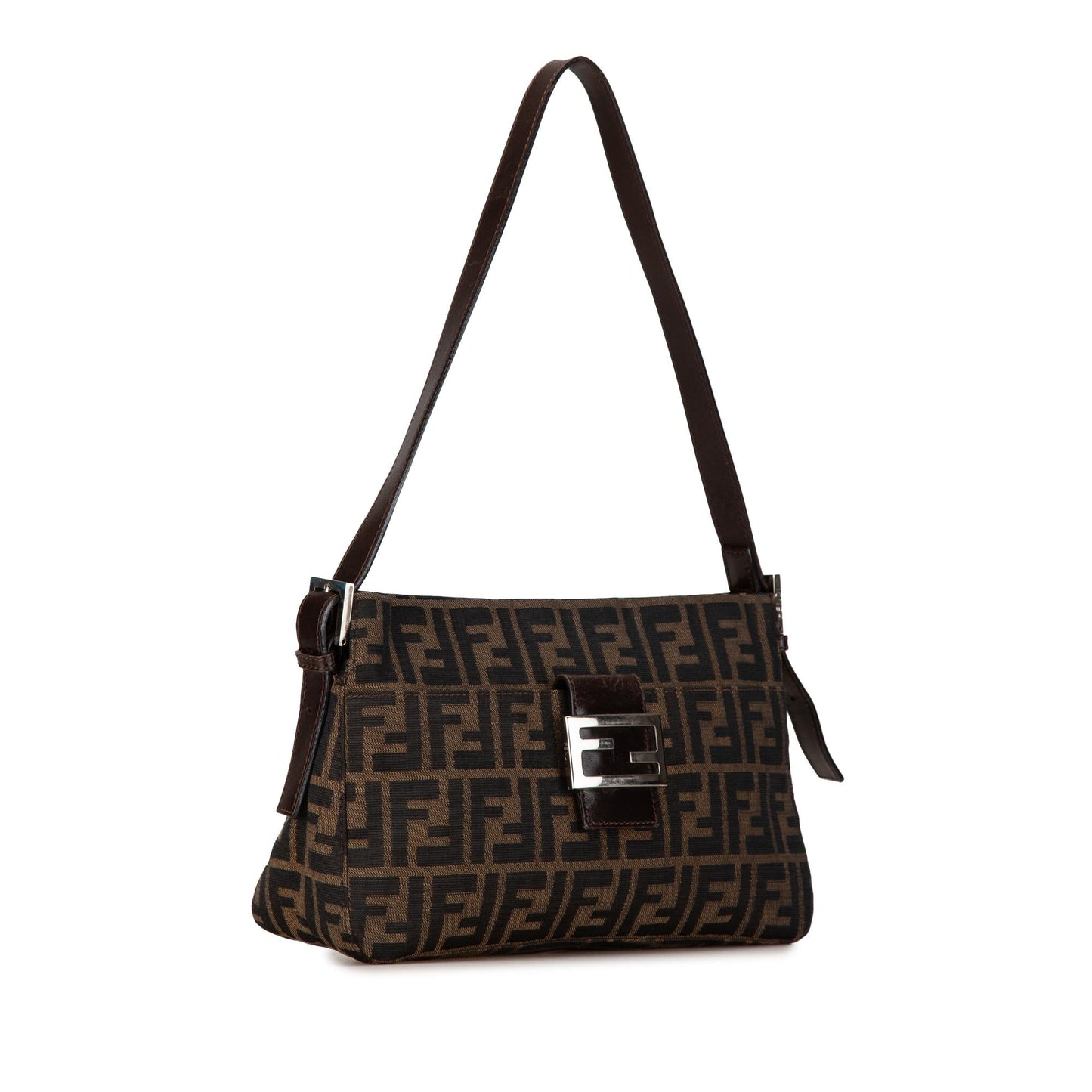 Fendi Zucca Canvas Flap Shoulder Bag (PNNTeW)