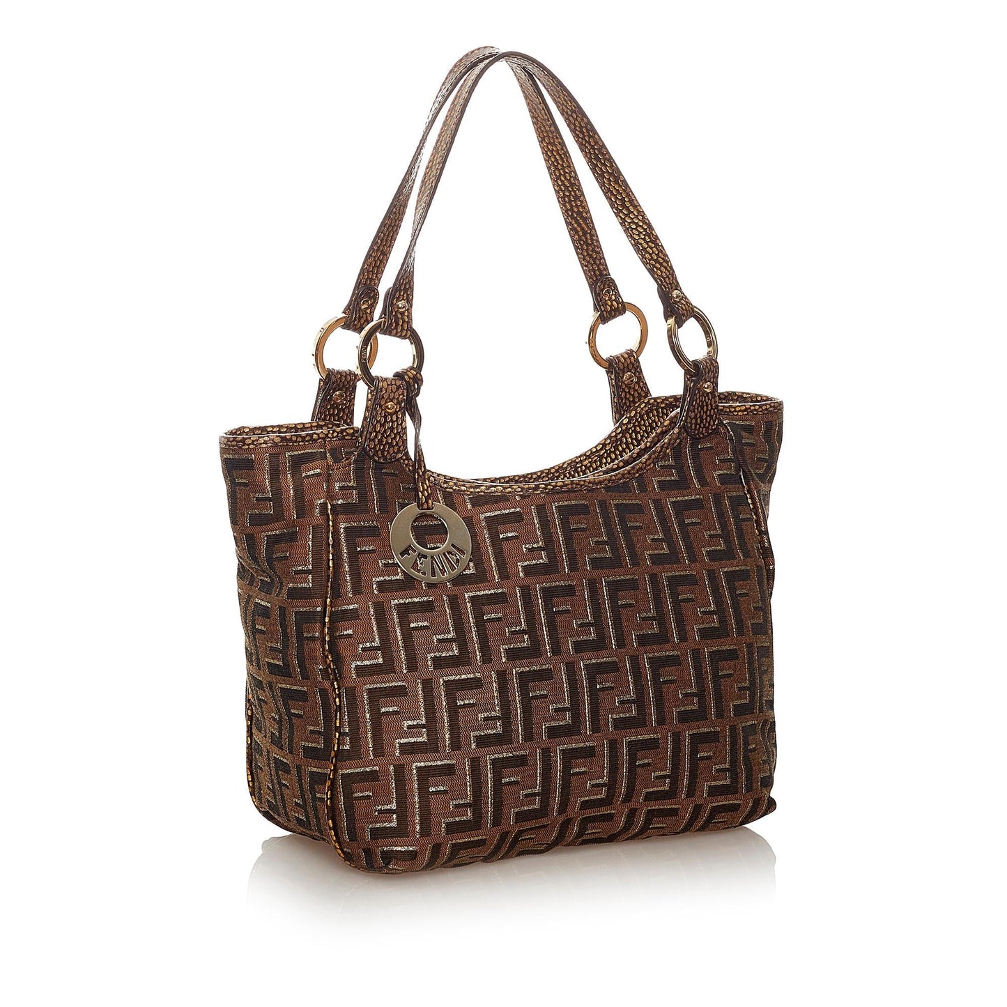 Fendi Zucca Canvas Handbag (27465)