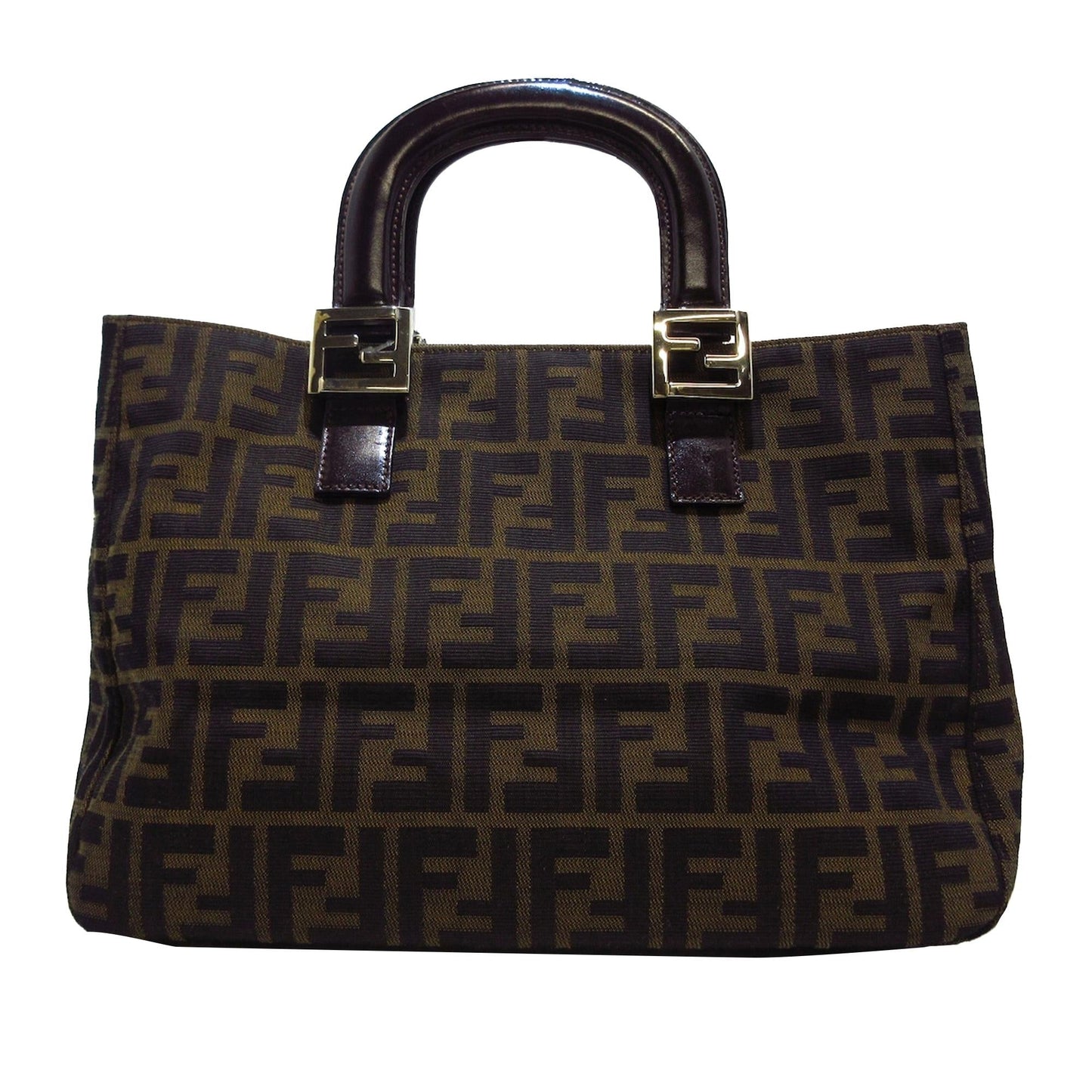 Fendi Zucca Canvas Handbag (dTO6G7)