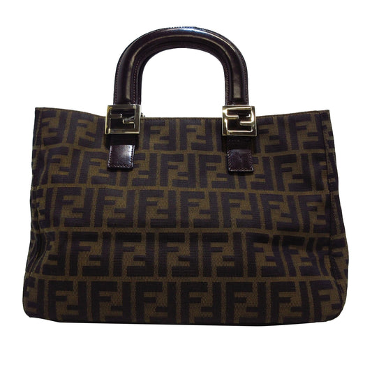 Fendi Zucca Canvas Handbag (dTO6G7)
