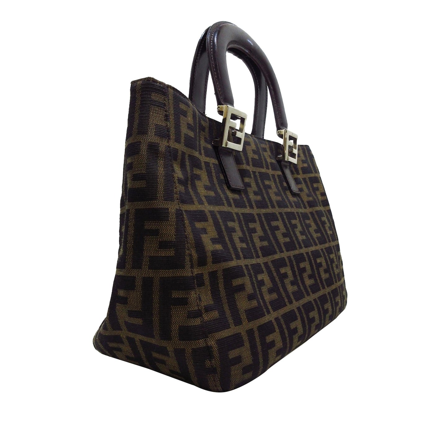 Fendi Zucca Canvas Handbag (dTO6G7)