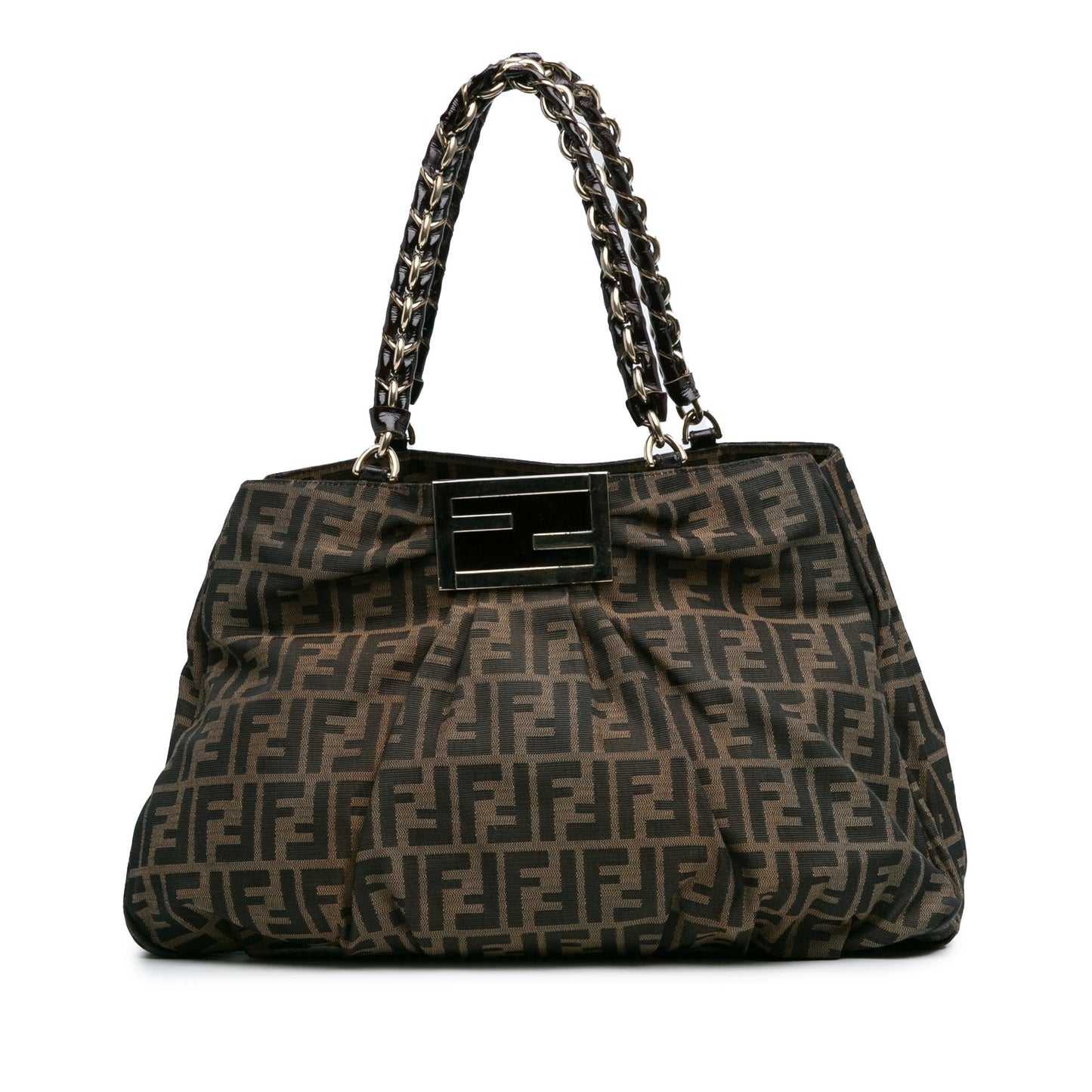Fendi Zucca Canvas Mia Tote (xCKTom)