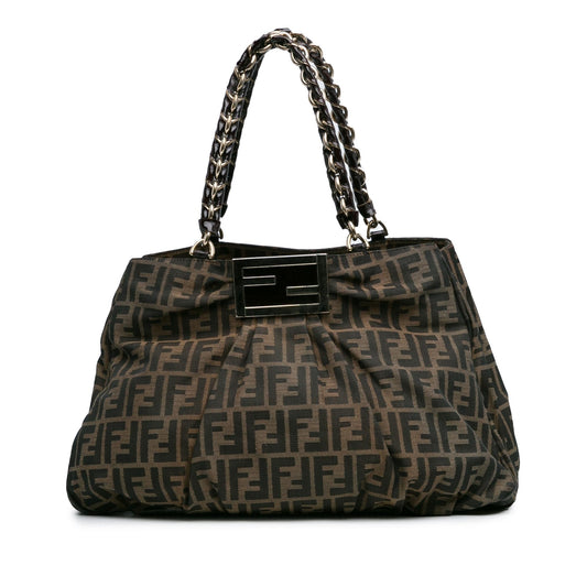 Fendi Zucca Canvas Mia Tote (xCKTom)