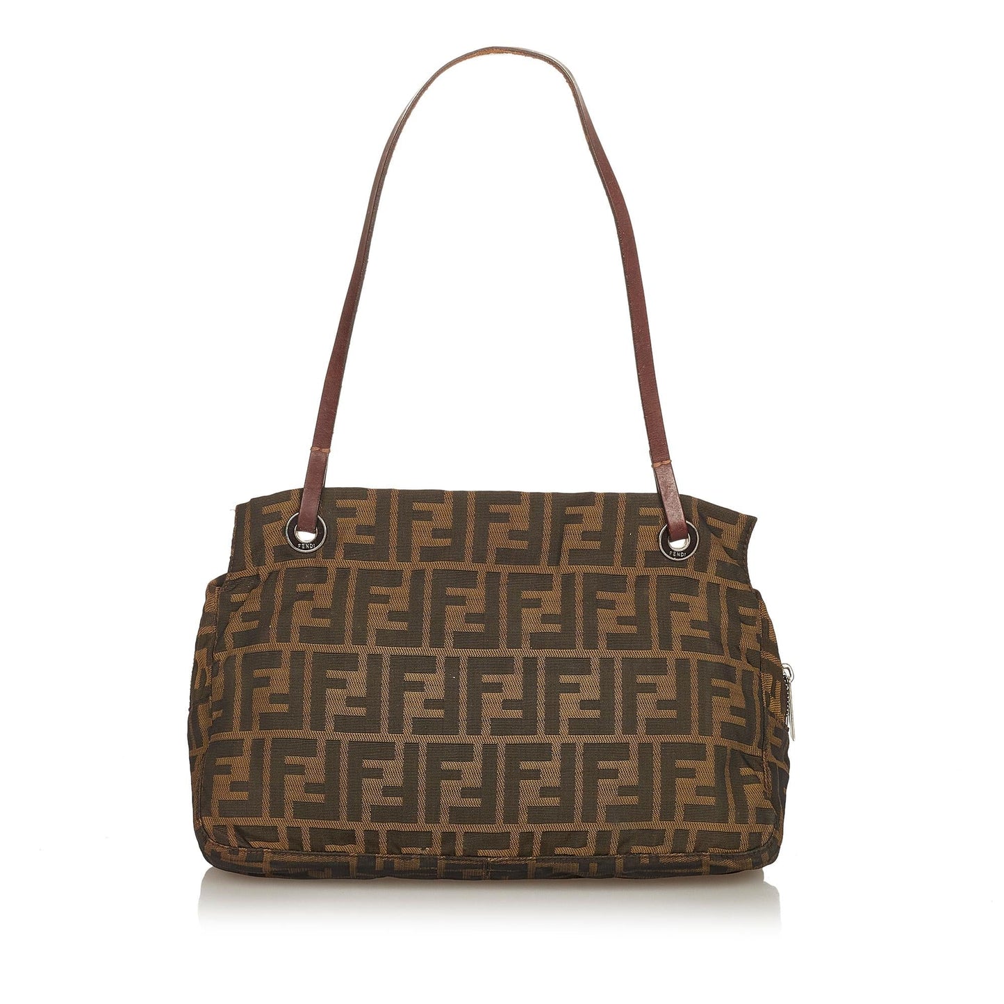 Fendi Zucca Canvas Shoulder Bag (26289)