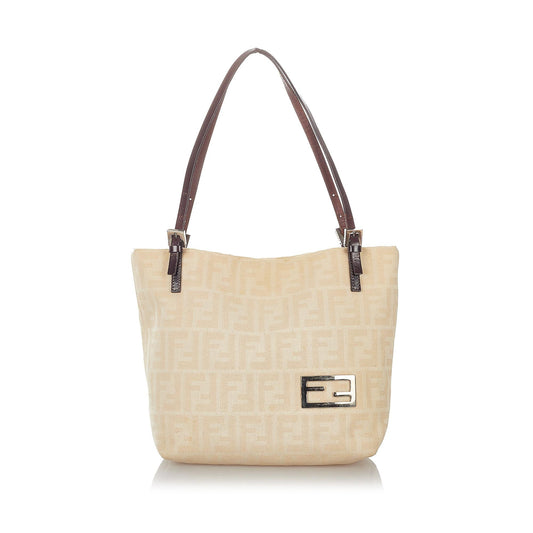 Fendi Zucca Canvas Shoulder Bag (27131)