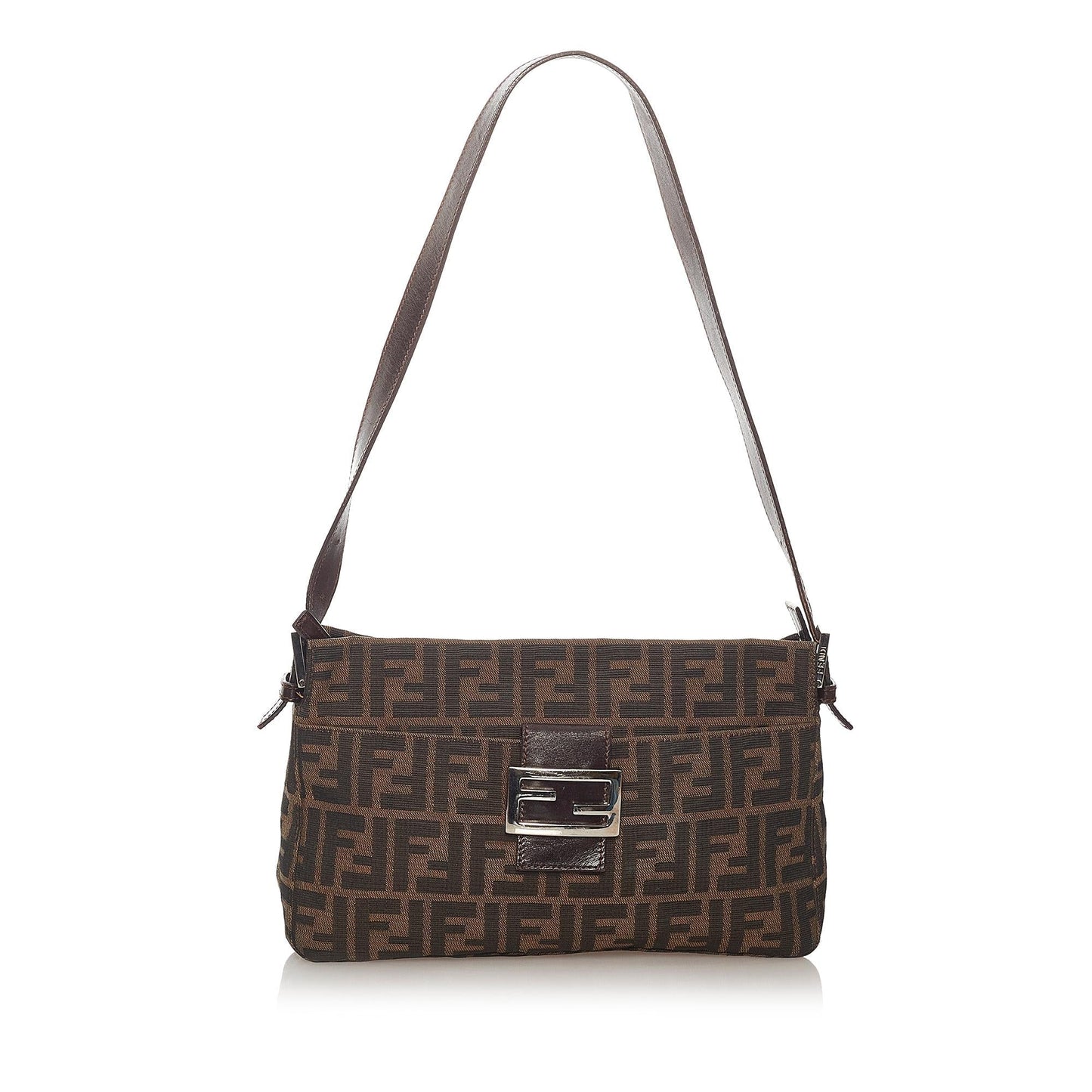 Fendi Zucca Canvas Shoulder Bag (27396)