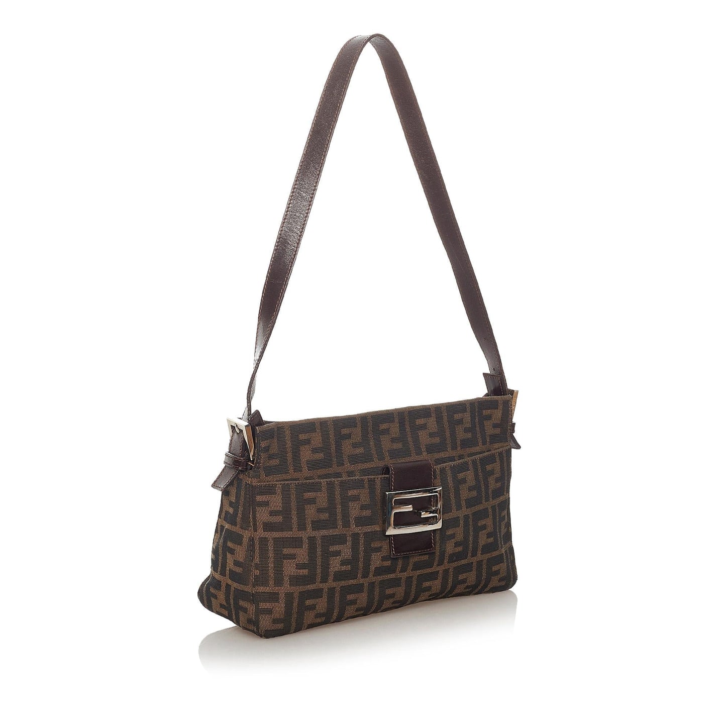 Fendi Zucca Canvas Shoulder Bag (27396)