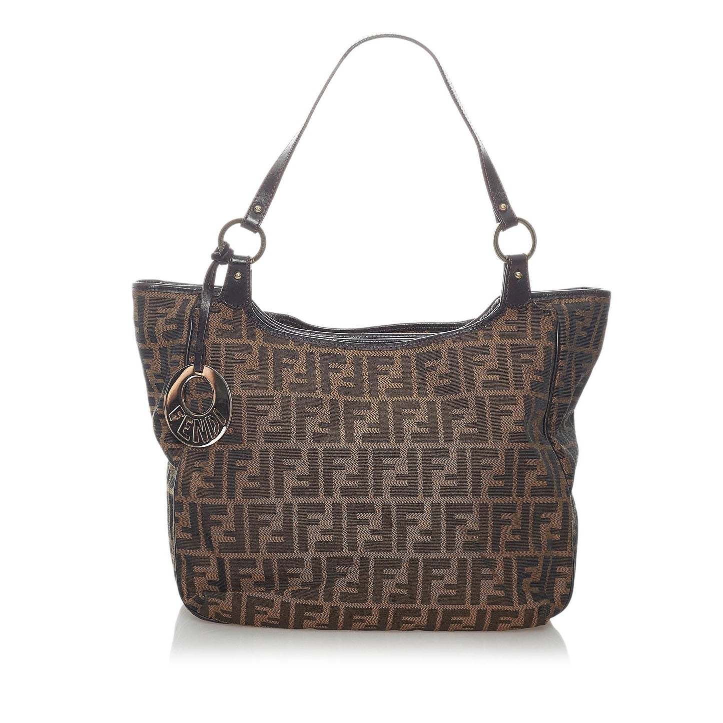 Fendi Zucca Canvas Shoulder Bag (30750)
