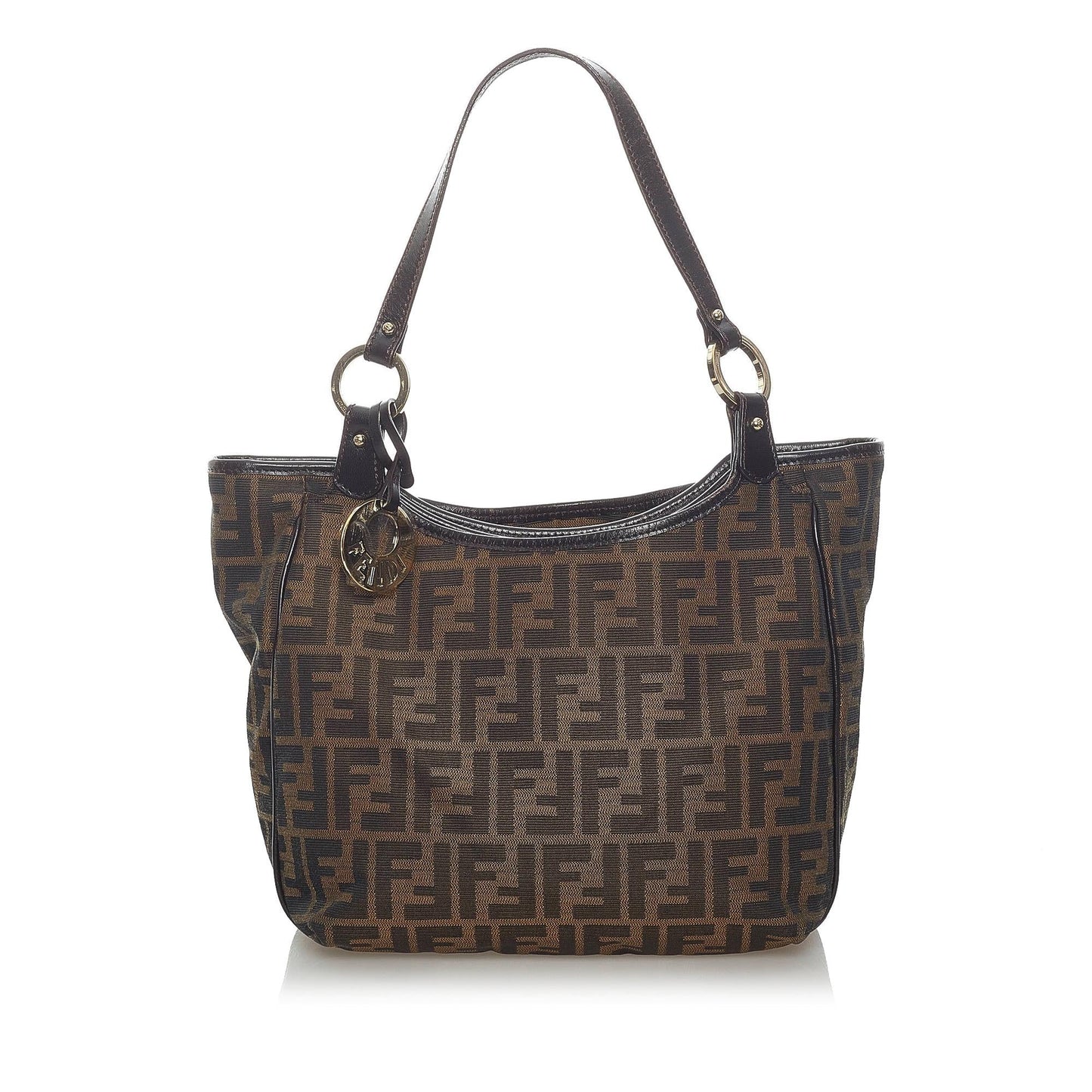Fendi Zucca Canvas Shoulder Bag (33151)