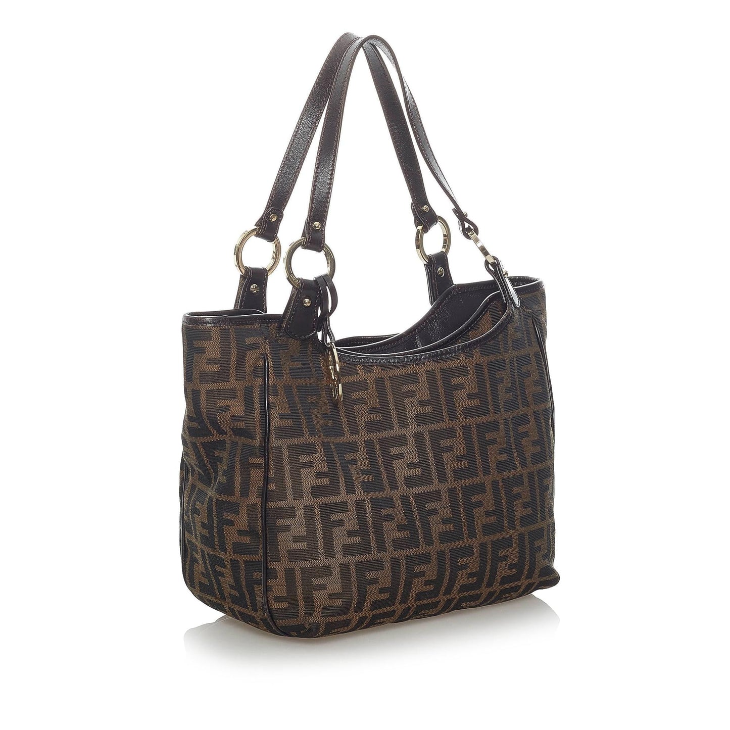 Fendi Zucca Canvas Shoulder Bag (33151)