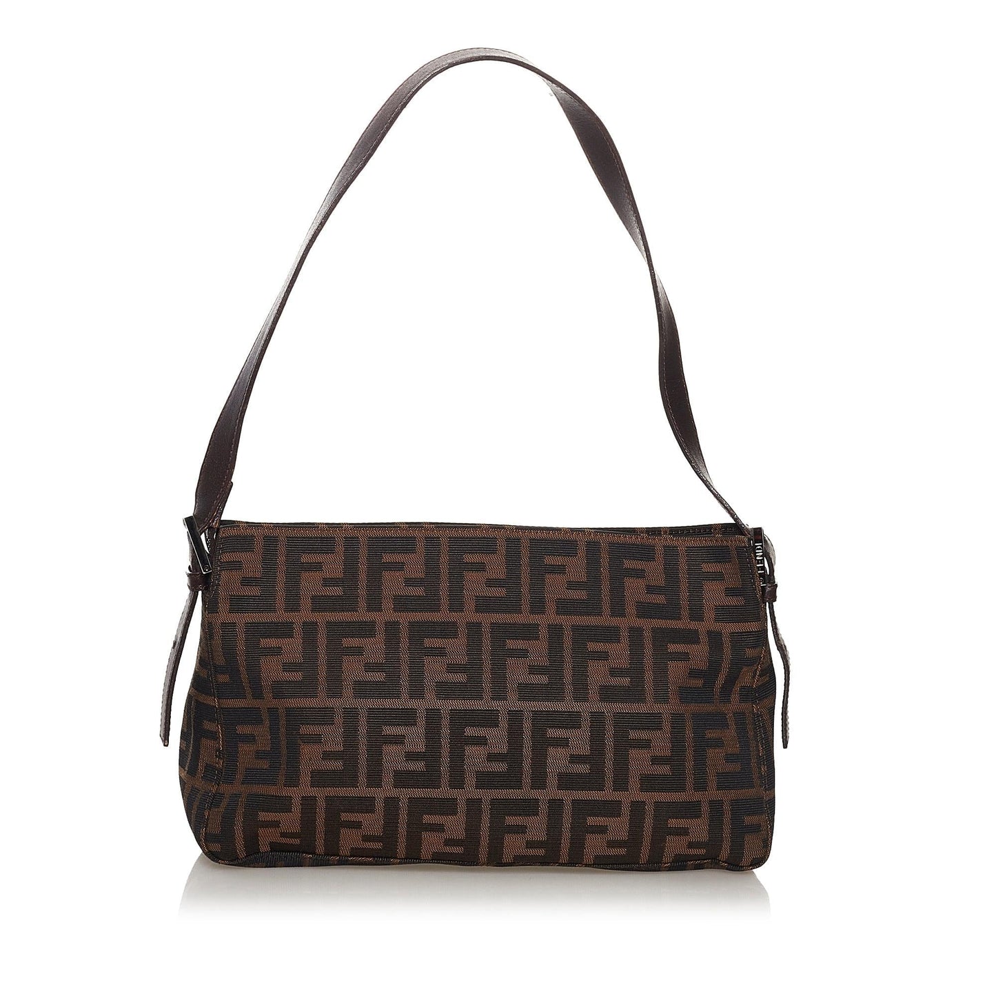 Fendi Zucca Canvas Shoulder Bag (33332)
