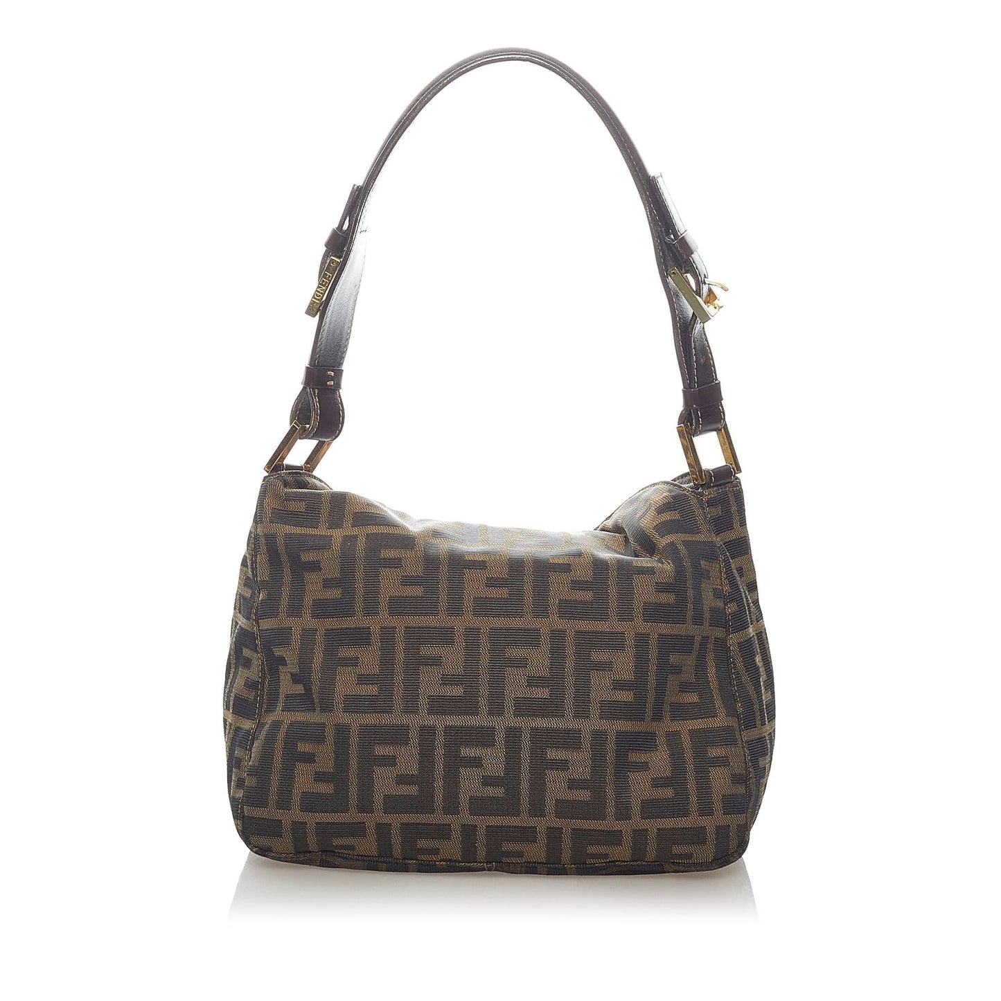 Fendi Zucca Canvas Shoulder Bag (33334)