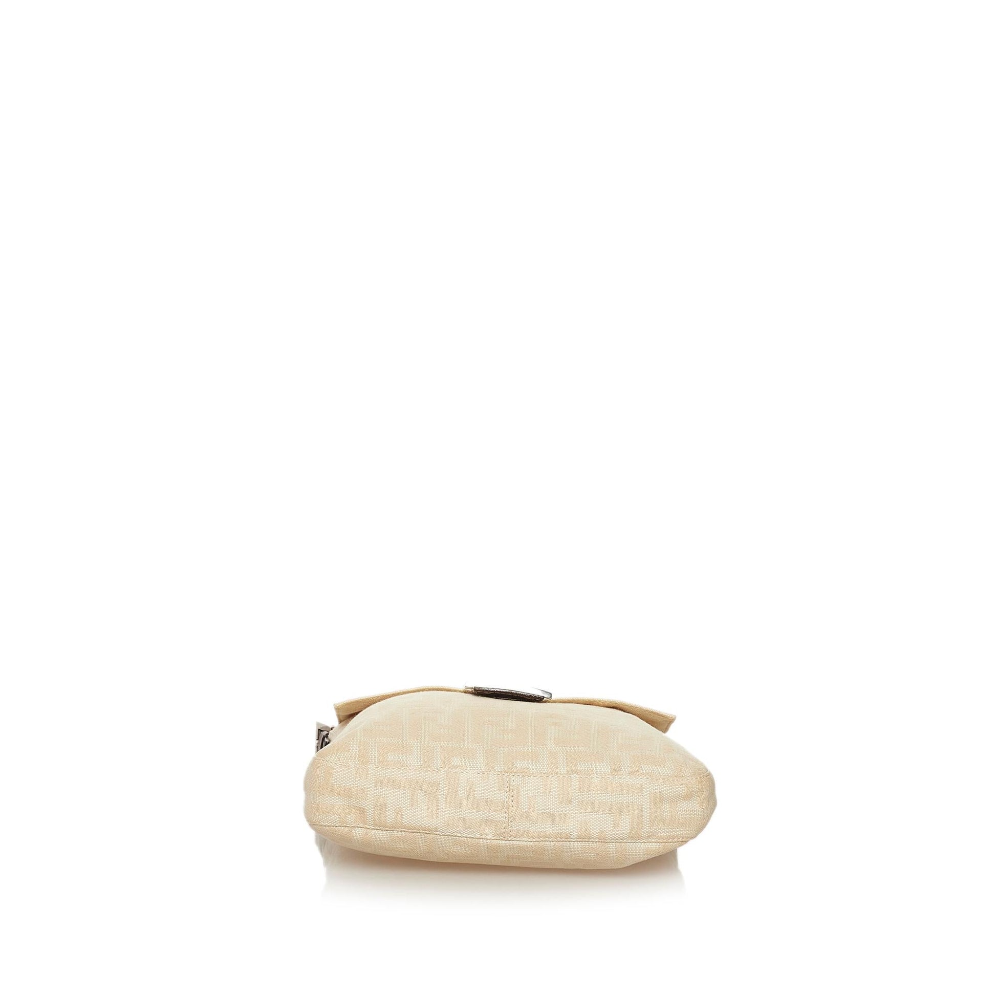 Fendi Zucca Canvas Shoulder Bag