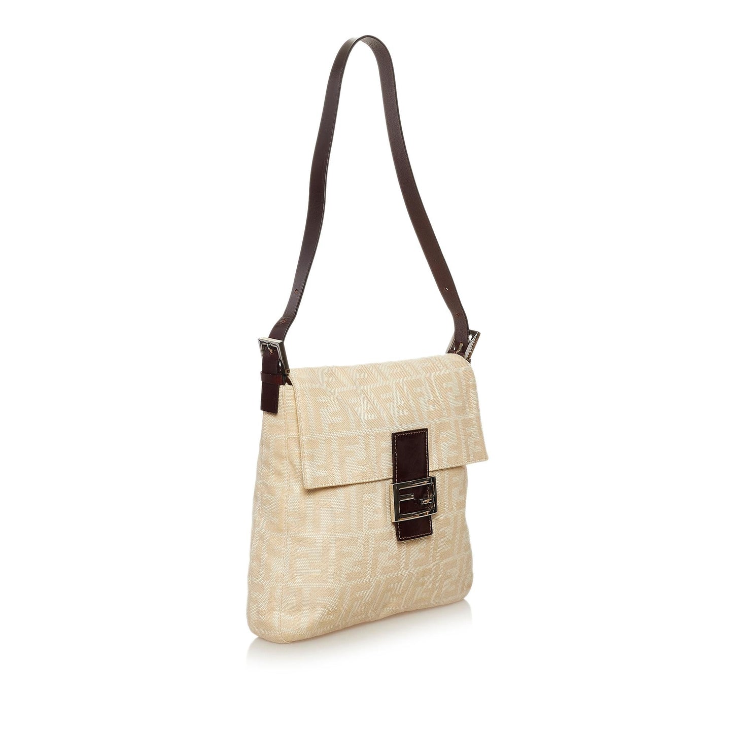 Fendi Zucca Canvas Shoulder Bag (34841)