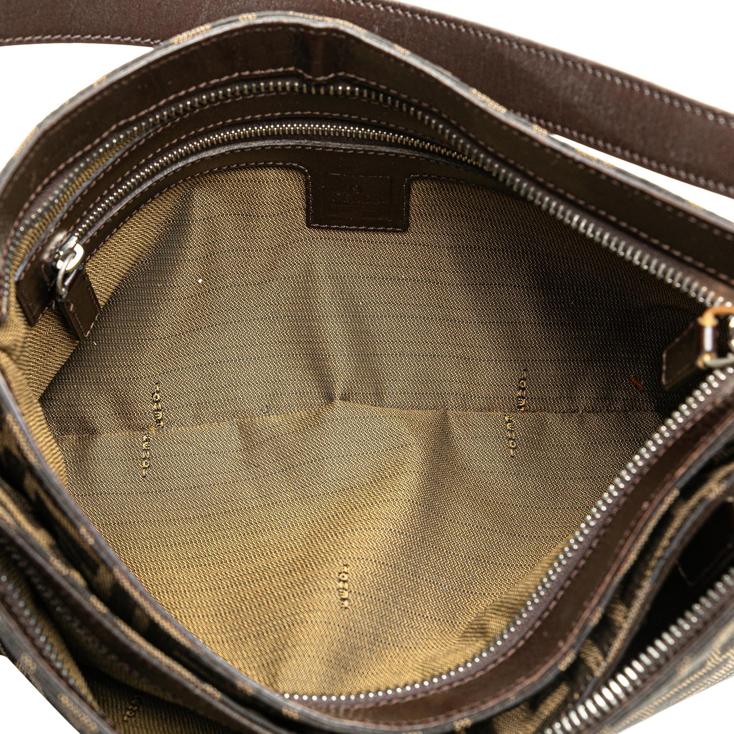 Fendi Zucca Canvas Shoulder Bag (4Xj6RC)