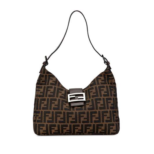 Fendi Zucca Canvas Shoulder Bag (E19XfD)